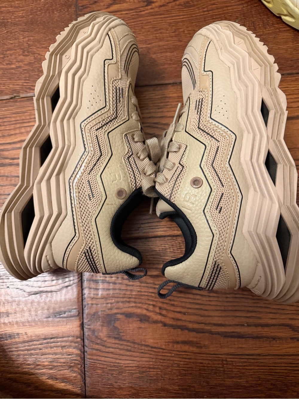 IRO Chunky Platform Sneakers in Tan